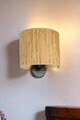 Aplica de perete, Opviq, 846STL4113, Stejar / Negru