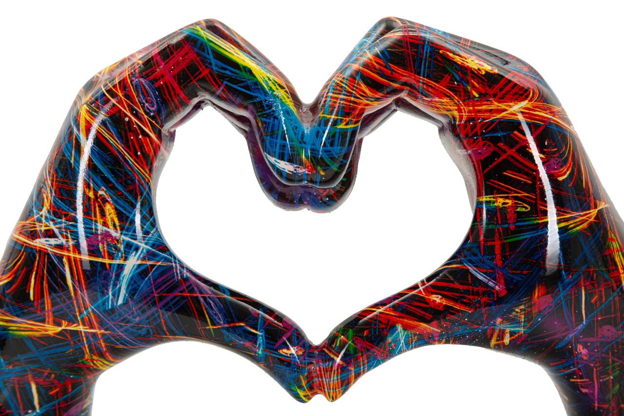 Decoratiune, Mauro Ferretti, Lover Psyco, 25x7.5x13.5 cm, polirasina, multicolor - imagine 3