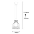 Lustra, Opviq, 892OPV1686, Metal, Negru