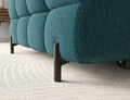 Coltar extensibil dreapta 3 locuri ELTAP, LT-40AMO, Felro, 285x181x93 cm, lemn/poliester, albastru