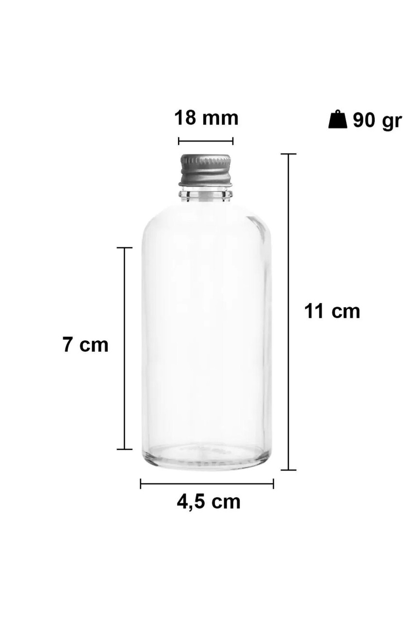 Set de sticle de sticlă (12 piese), L'essentiel Maison, 335RTN1157, Transparent / Argintiu - view 5