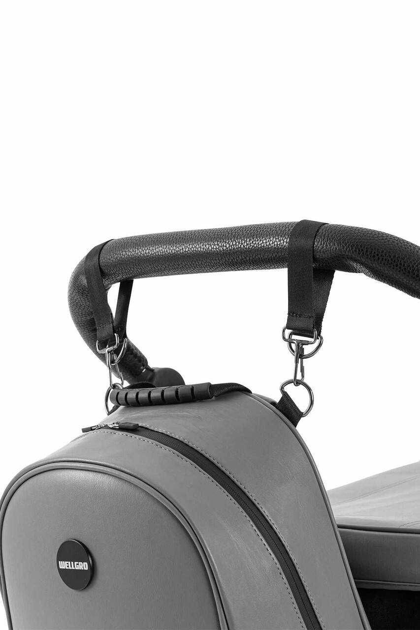 Ghiozdan multifunctional pentru mamici, Wallxpert, Novabag, Gri - imagine 8