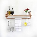 Raft de perete, Evila Originals, COP045, 60x19x17 cm, Stejar