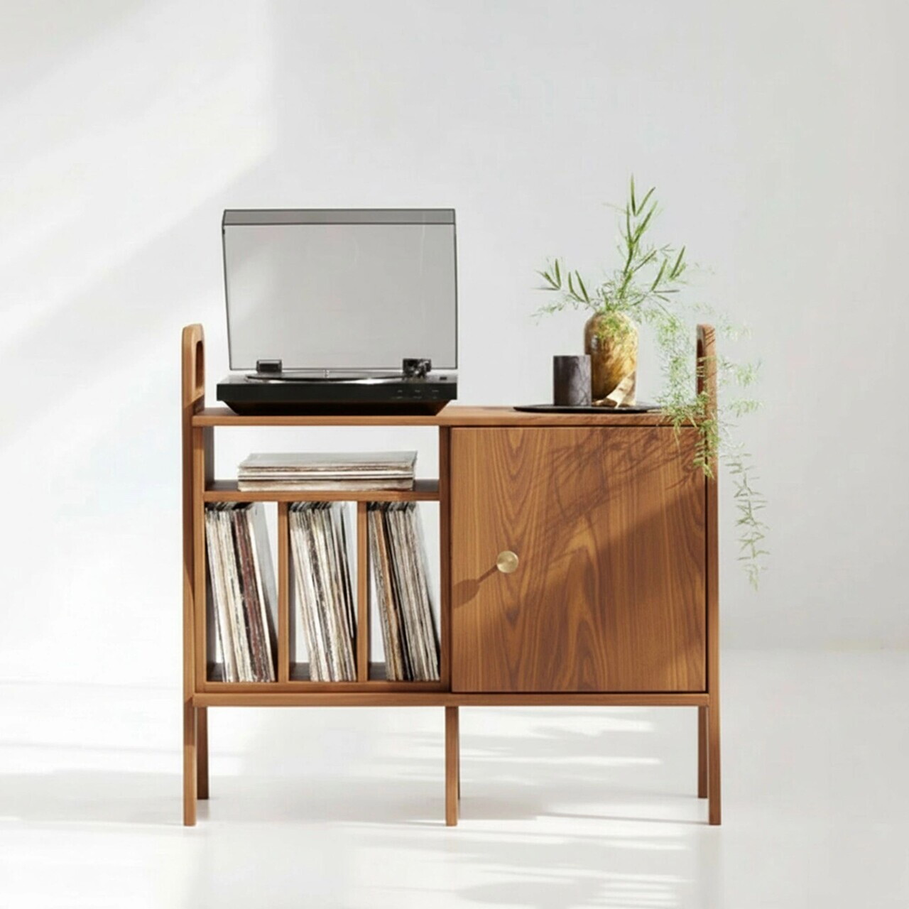Consola, Hanah Home, CPT4836-100, 100x90x40 cm, PLACAJ CARPEN, Maro — imaginea 5