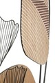 Decoratiune de perete Tali, Mauro Ferretti, 70x100 cm, fier/MDF, negru/maro