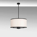 Lustra, Fulgor, 942FLG1642, Metal, Alb/Negru