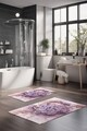 Set covorase de baie, Cartwright, CT-5050, Poliester, Multicolor