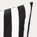 Lenjerie de pat King Size, Rayas, Homla, 3 piese, 200x220 cm, microfibra din poliester, alb/negru