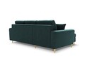Coltar extensibil reversibil 4 locuri, Moghan, Micadoni Home, GL, 241x145x88 cm, catifea, albastru petrol