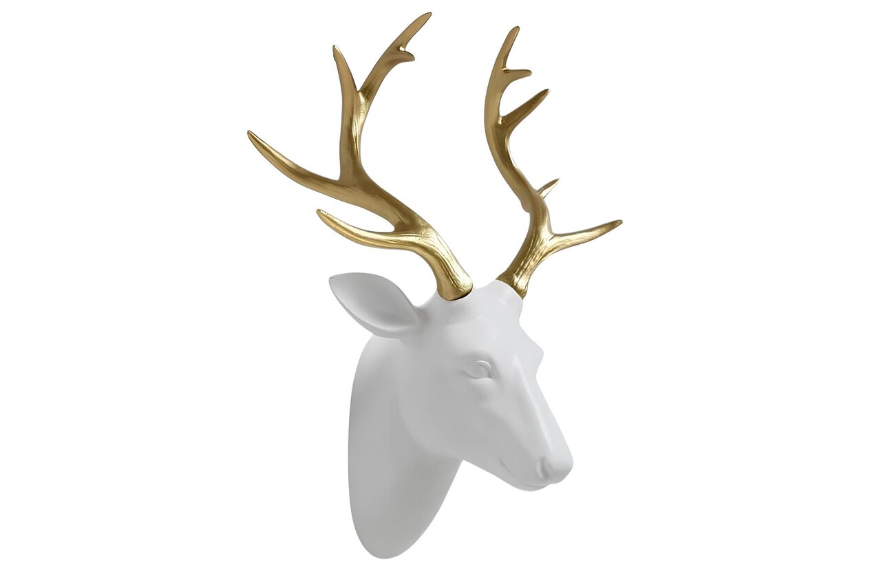 Decoratiune, CY0434, 36x18x40 cm, Poliester, Alb