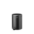 Cos de gunoi cu pedala, Brabantia, NewIcon, 5 L, 27.2x20.5x29.1 cm, otel, gri inchis