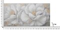 Tablou decorativ Gold Flower, Mauro Ferretti, 140x70 cm, canvas pictat manual, multicolor