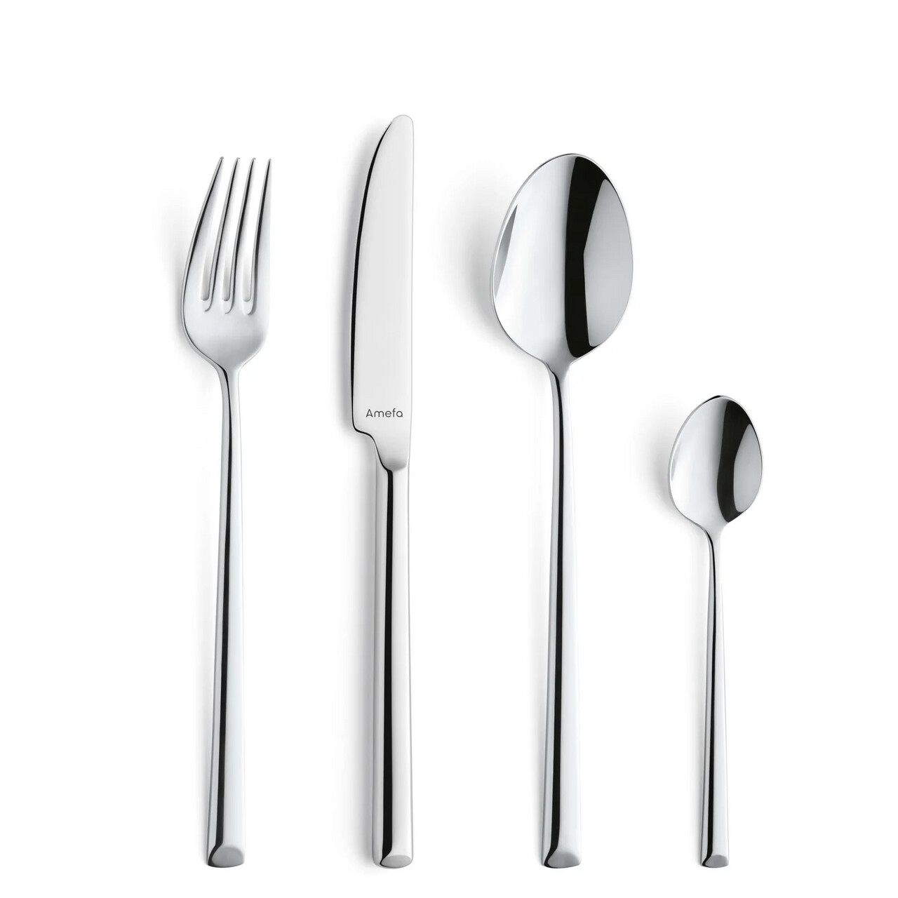 Set tacamuri 24 piese Amefa, Metropole, inox 18/10, argintiu — imaginea 2