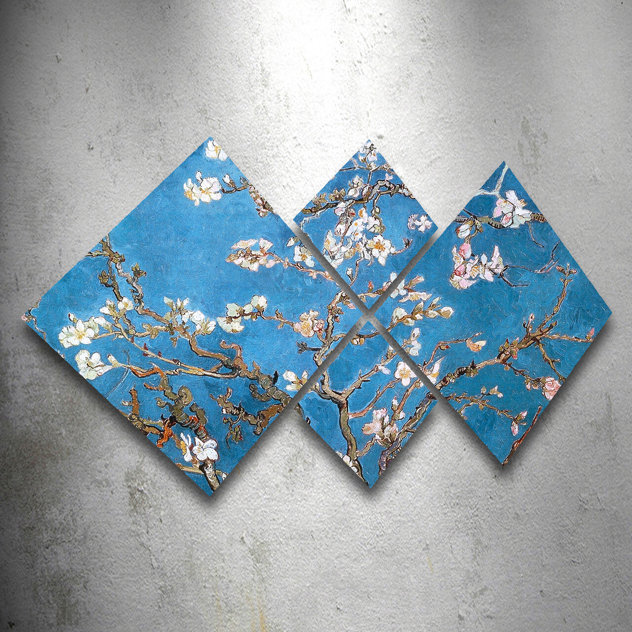 Set 4 tablouri decorative, 4MDF277775, MDF, Imprimat UV, Multicolor - 1 | YEO