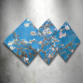 Set 4 tablouri decorative, 4MDF277775, MDF, Imprimat UV, Multicolor
