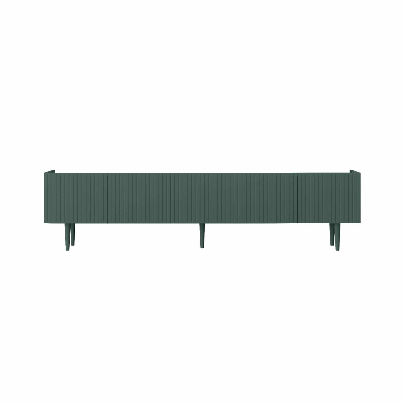 Comoda TV, Hanah Home, Capella 200, 200x50x29 cm, MDF, Verde - view 4