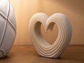 Figurina decorativa Lovvy Quarzy, Mauro Ferretti, 21x6x19 cm, polirasina, alb