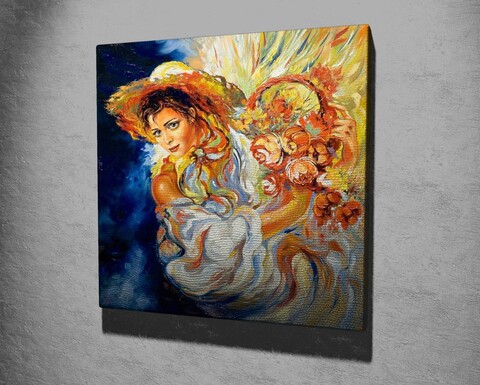 Tablou decorativ, kc272, canvas, lemn, multicolor