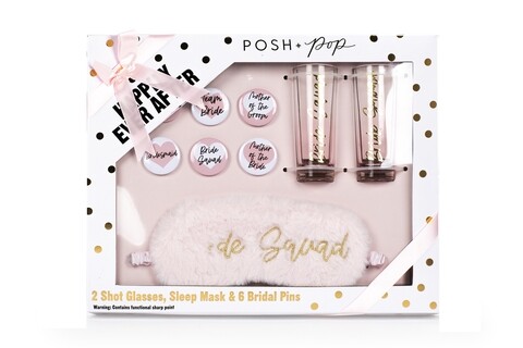 Set masca de somn si accesorii pentru mireasa, Happily Ever After, Tri-Coastal Design
