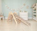 Set de cățărători Pikler, Rosewood, BLTYZ-AKTV058, Stejar