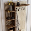 Cuier de perete, Hommy Craft, Viyana D, Nuc / Travertin