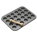 Tava de copt mini-tarte, Kitchen Craft, 35 x 27 cm, 24 compartimente, otel