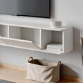 Comoda TV, Hanah Home, Twist, 160x29x29 cm, Alb