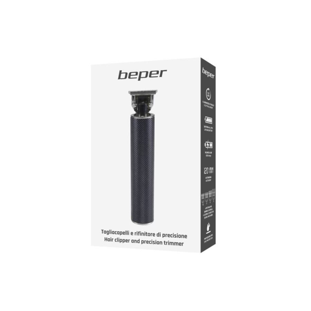 Aparat de tuns reincarcabil si trimmer, P304CAP001, Beper