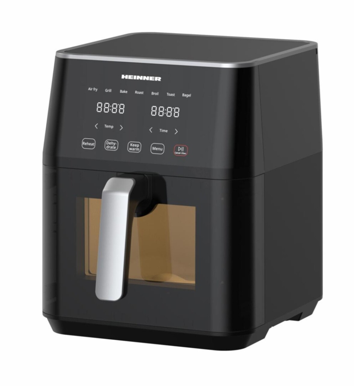 Friteuza Cyclonefry Cook, Heinner, 1500-1800W, 7L, negru