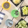 Feliator spiralat pentru legume si razatoare cu retete Vigizer, InnovaGoods, Ø8 x 16 cm