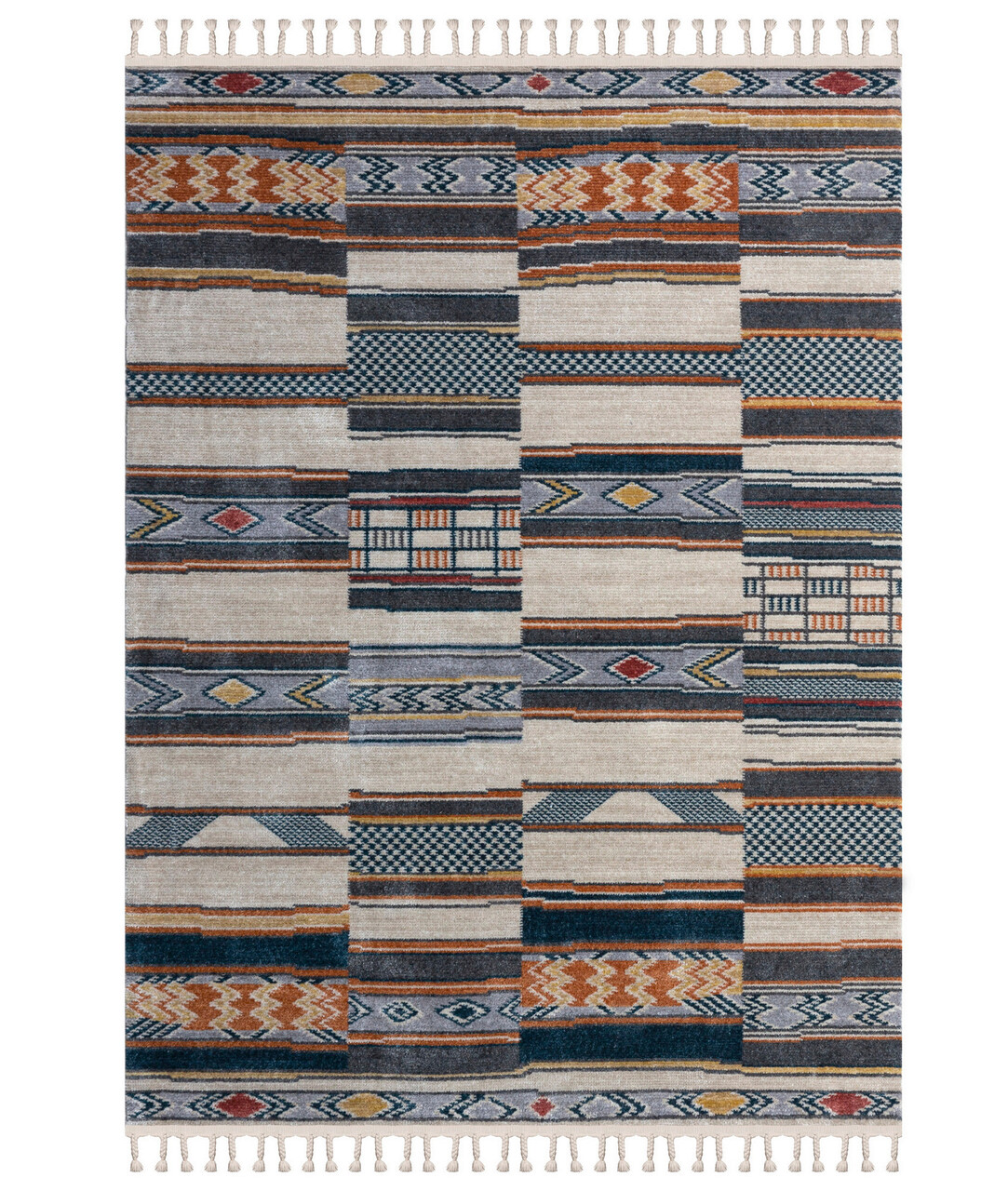 Covor, 80241A , 200x290 cm, Poliester, Crem / Antracit - 1 | YEO