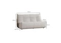 Canapea 2 locuri, Atelier del Sofa, 560ARE5215, Frame: No Frame Fountain Support With Chipboard, Alb