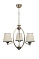 Lustra, Luin, 534LUN3301, Metal, Bej / Negru / Auriu