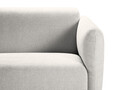 Canapea 2 locuri, Noomi-215, Micadoni Home, 162x94x75 cm, tesatura structurata chenille, gri deschis