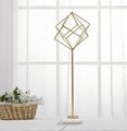 Decoratiune Cube, Mauro Ferretti, 16x18x52.5 cm, fier, auriu