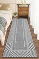 Covor, CLR-7237-HALI-56, 60x200 cm, Poliester, Gri