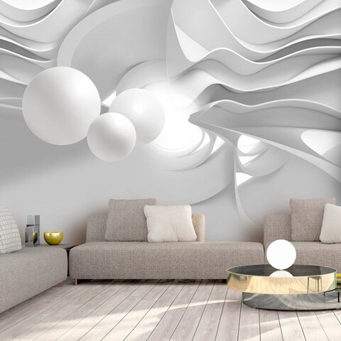 Fototapet vlies, White Corridors, Artgeist, 250x175 cm