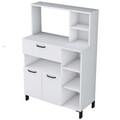 Dulap multifunctional, Rani, F6, 90x133.8x39.5 cm, PAL, Alb