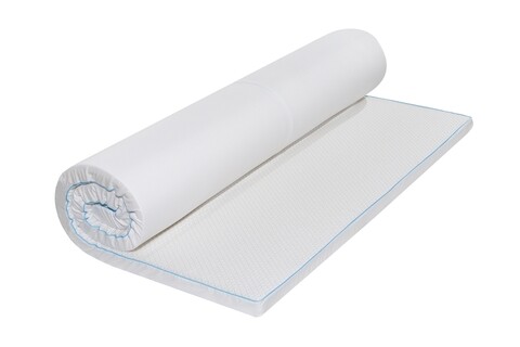 Topper Saltea Green Future Argentum Therapy Memory Arctic Gel 7 zone de confort, 120x200 cm, H 5 cm