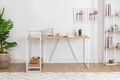 Birou, Arnetti, Lissa Kose, 140x90x85 cm, PAL, Safir / Alb
