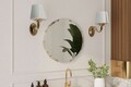 Oglinda decorativa, Siam, Ozze, 60x60x2.2 cm, Marmura