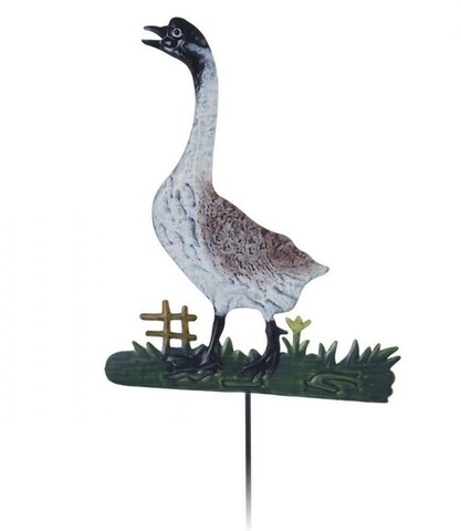 Decoratiune Duck, 20x75 cm, metal, multicolor