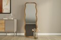 Oglinda decorativa, Siam, Aror, 50x160x2.2 cm, MDF , Maro