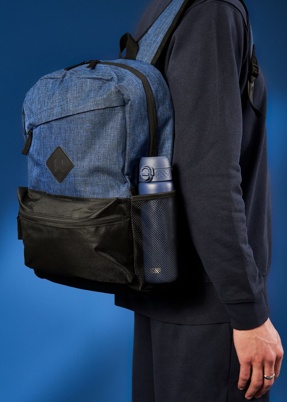 Sticla apa Slim, inox, 500ml, Ash Navy - Ion8 - imagine 6