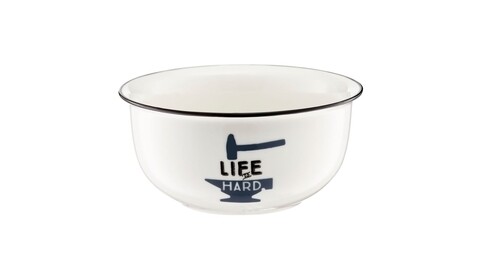Bol Life is Hard, Ambition, 14.5 cm, 540 ml, portelan 14.5 imagine 2022 by aka-home.ro