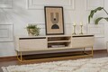 Comoda TV, Kalune Design, Escape 180, Travertin / Auriu