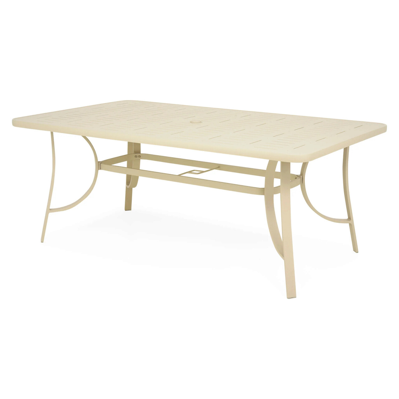 Masa pentru terasa/gradina Riverside, 182.9x106.8x71.8 cm, aluminiu, natur - imagine 2