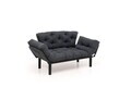Canapea extensibilă de grădină cu 2 locuri, Atelier del Sofa, 859FTN2912, Antracit