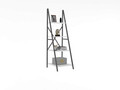 Corp biblioteca, Puqa Design, Passi, 50x150x44 cm, PAL, Alb/Negru