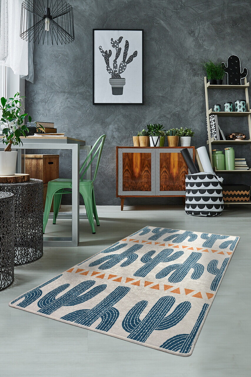 Covor, Cactus Time (160 x 230), 160x230 cm, Multicolor